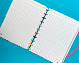 Caderno Floral Branco