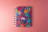 Caderno Floral Vinho