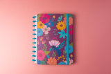 Caderno Floral Vinho